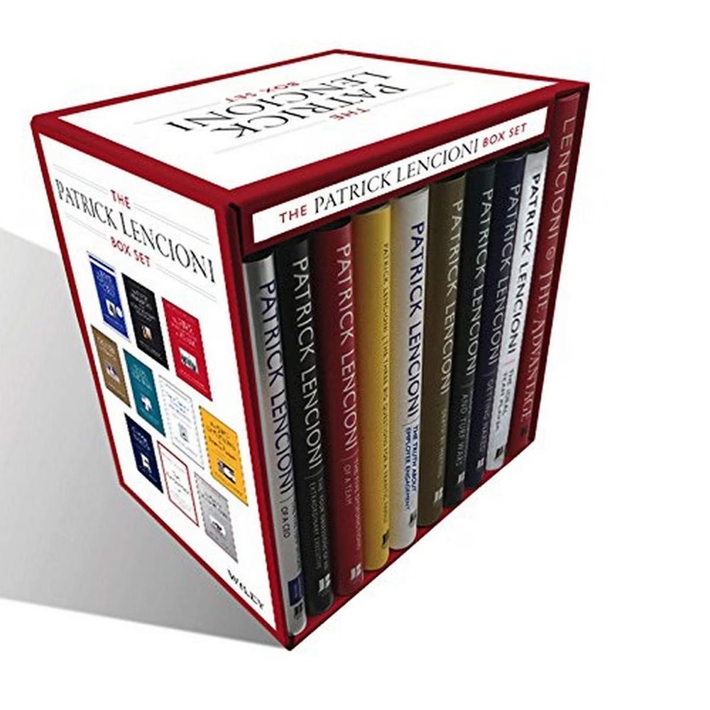 The Patrick Lencioni Box Set 2016 – 10 Hardcover Books – Brand New & Sealed!